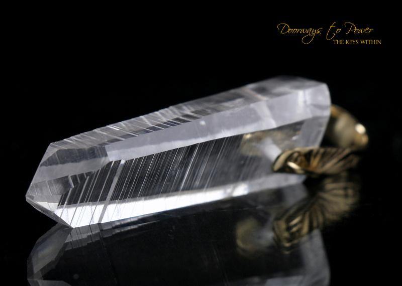 Light Lemurian Light Language Pendant 14k Record Keeper (RESERVED)