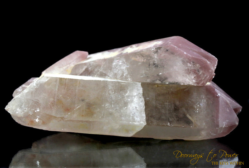 Lithium Quartz Double Terminated Twin Quartz Crystal 