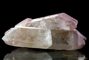 Lithium Quartz Double Terminated Twin Quartz Crystal 