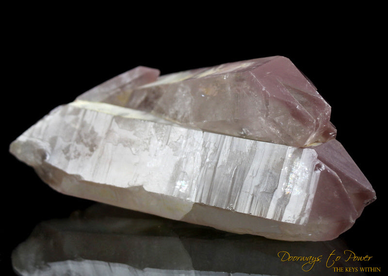Lithium Quartz Double Terminated Twin Quartz Crystal 