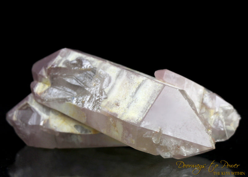 Lithium Quartz Double Terminated Twin Quartz Crystal 