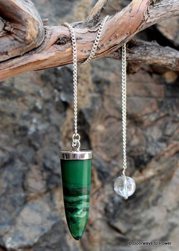 Malachite Pendulum Sterling Silver