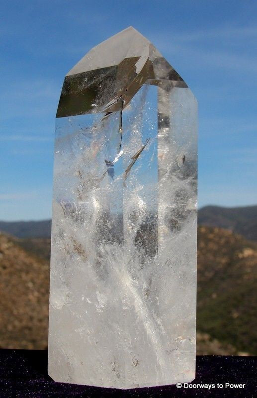 Magnificent John of God Quart Master Dow Crystal Altar Stone CAQ-31