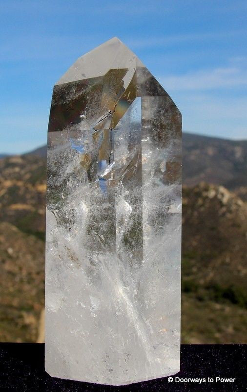 Magnificent John of God Quart Master Dow Crystal Altar Stone CAQ-31