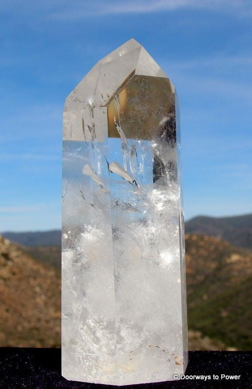 Magnificent John of God Quart Master Dow Crystal Altar Stone CAQ-31