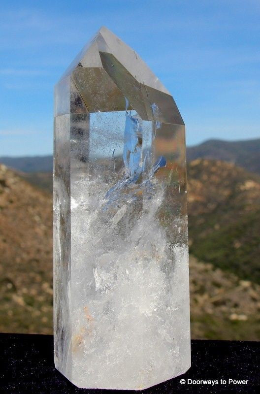 Magnificent John of God Quart Master Dow Crystal Altar Stone CAQ-31