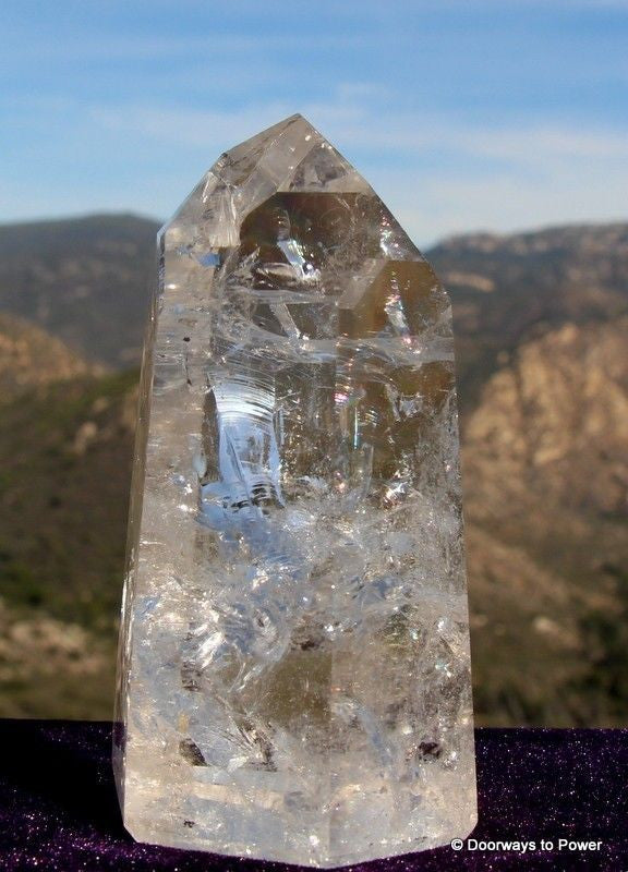 Stunning John of God Quartz Master Dow Crystal Altar Stone CAQ-39