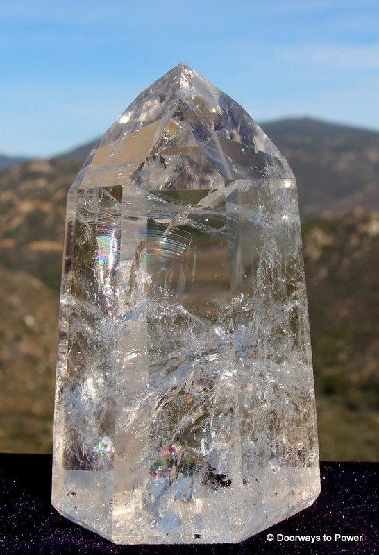 Stunning John of God Quartz Master Dow Crystal Altar Stone CAQ-39