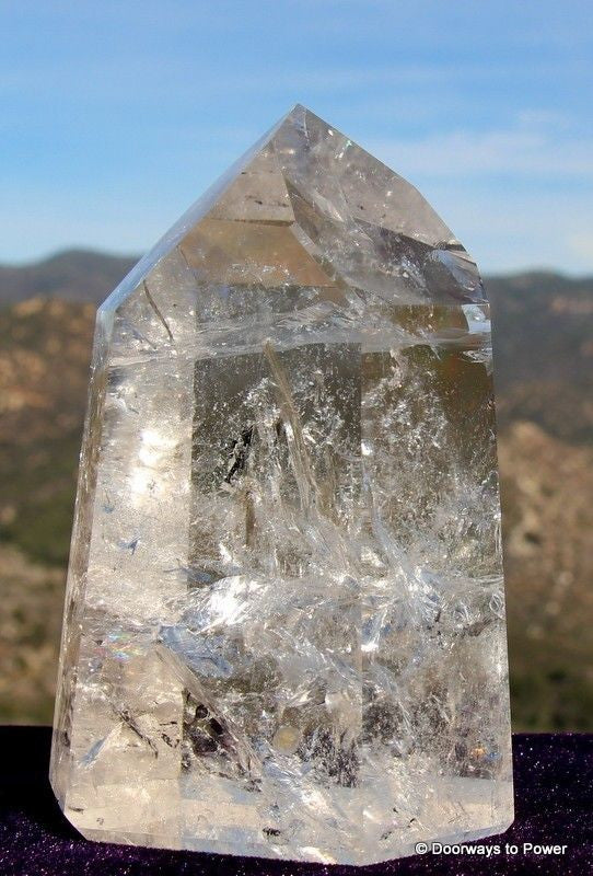 Stunning John of God Quartz Master Dow Crystal Altar Stone CAQ-39