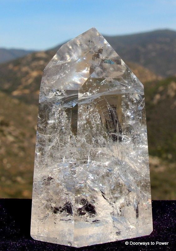 Stunning John of God Quartz Master Dow Crystal Altar Stone CAQ-39