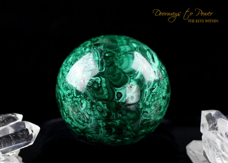 Malachite Crystal Sphere