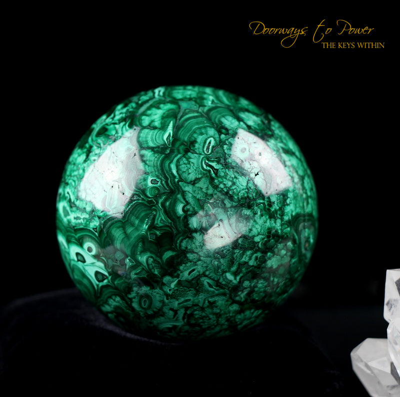 Malachite Crystal Sphere