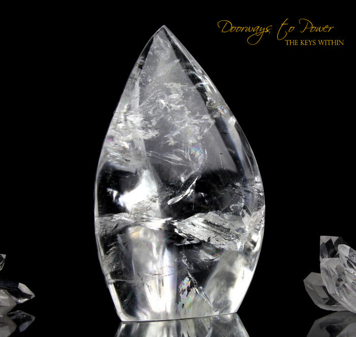 Manifestation Clear Quartz Crystal Sculpture 'The Oracle' 