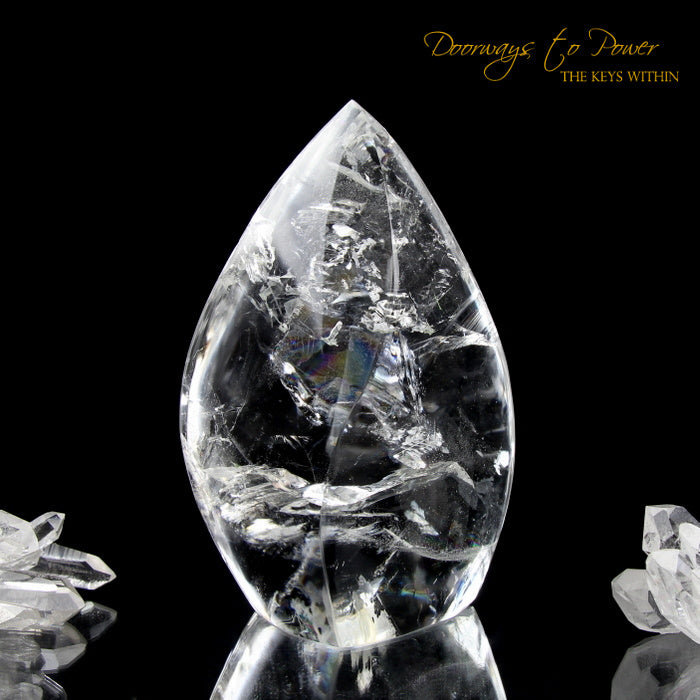 Manifestation Clear Quartz Crystal Sculpture 'The Oracle' 