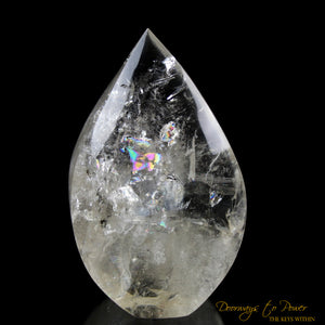 Manifestation Clear Quartz Crystal Sculpture 'The Oracle' 