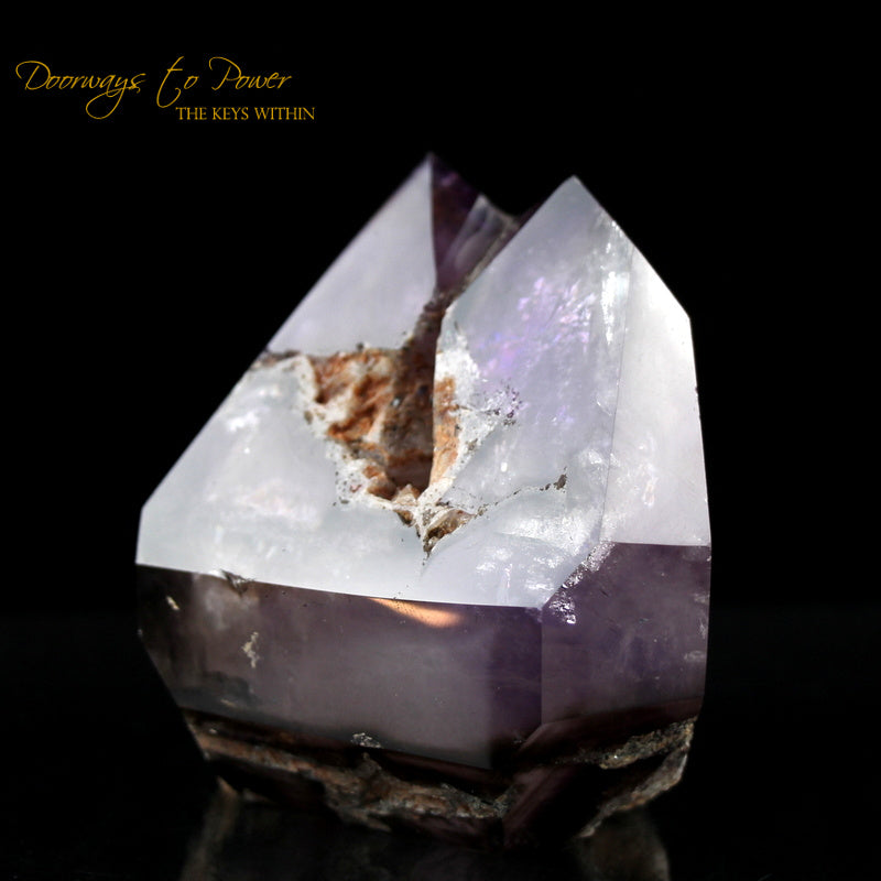 Melody Stone Super 7 Elestial Twin Crystal Point