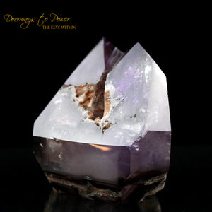 Melody Stone Super 7 Elestial Twin Crystal Point