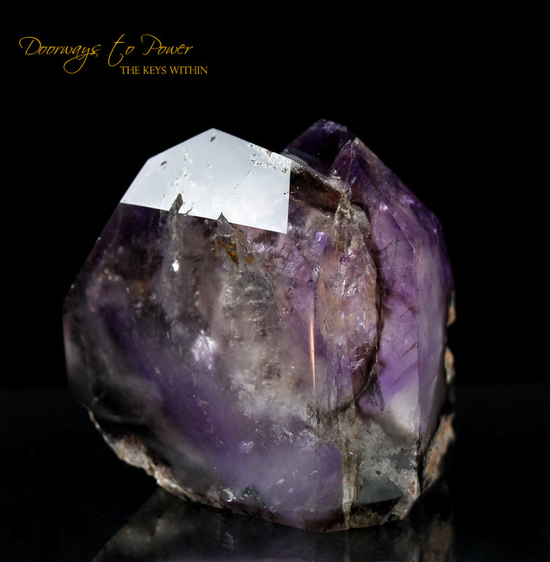 Melody Stone Super 7 Elestial Twin Crystal Point