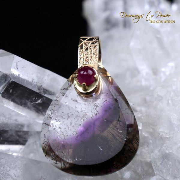 Melody Stone Super 7 Light Language Pendant ™ 14k