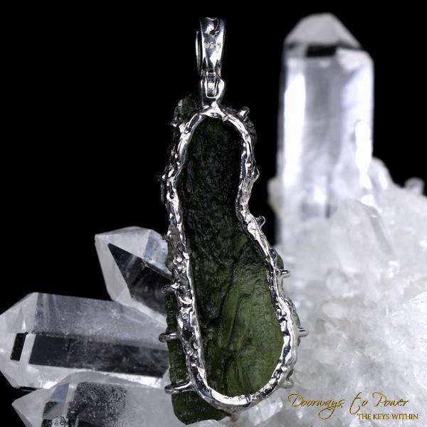 Moldavite Crystal Pendant