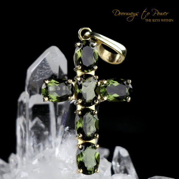 Moldavite cross shop