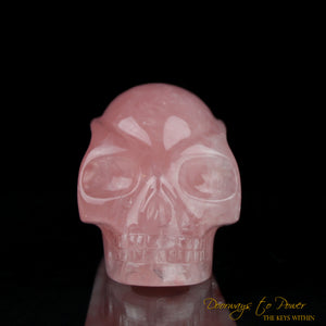 Morganite Traveler Crystal Skull by Leandro De Souza 