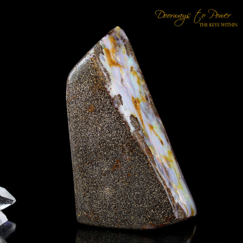 Mystical Opal Meditative Light Crystal Altar Stone 