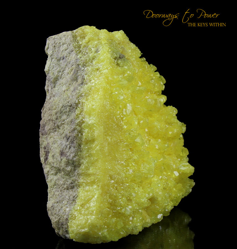 Native XL SULFUR Crystal Specimen Bolivia