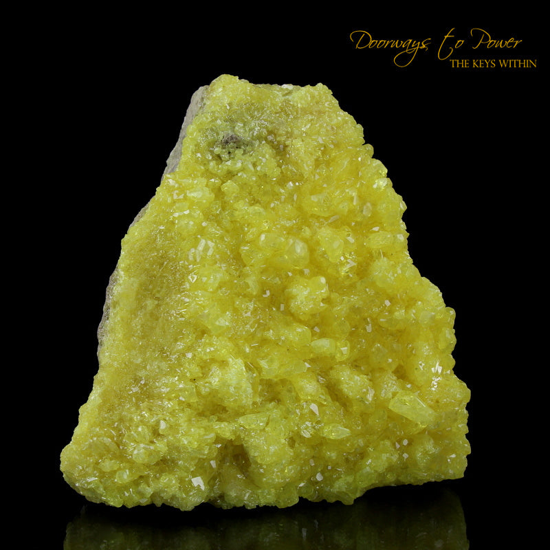 Native XL SULFUR Crystal Specimen Bolivia