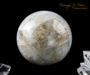 Natrolite Crystal Gemstone Sphere 