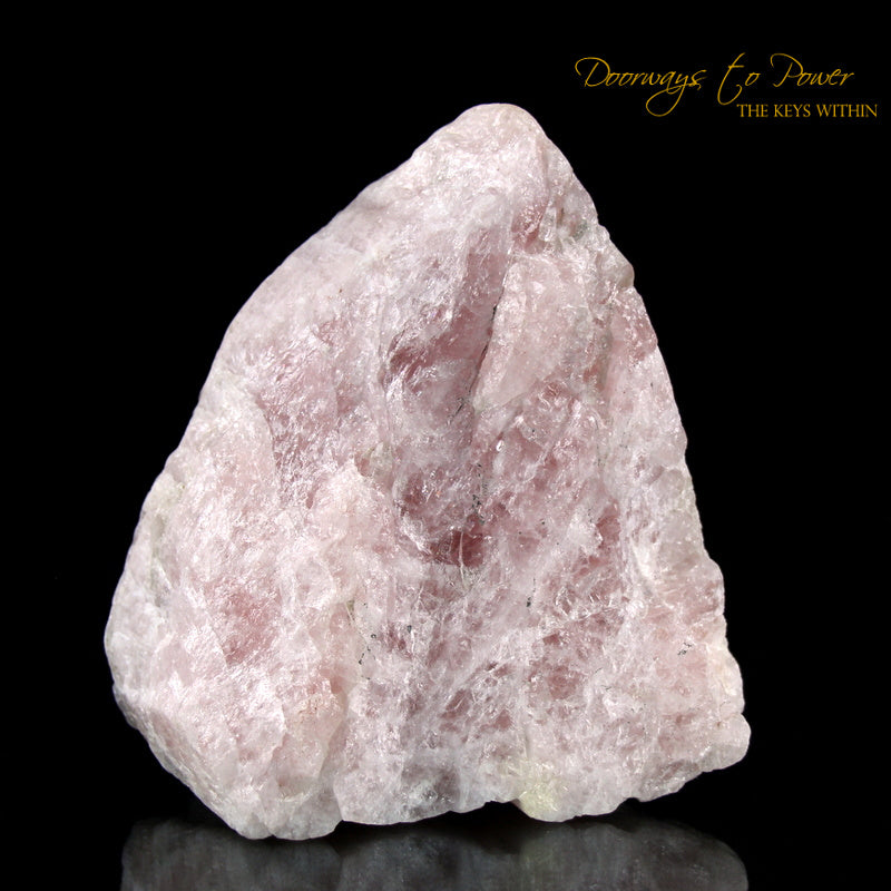 Pink Morganite Crystal Altar Stone