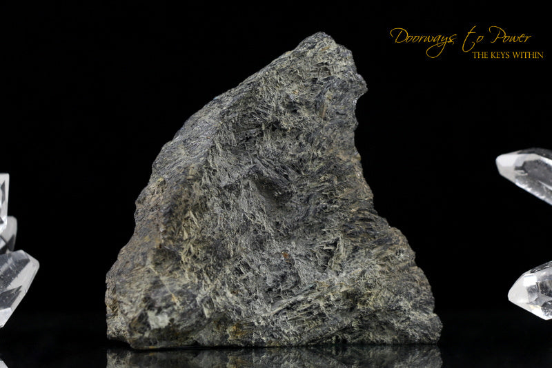 Nuummite Crystal Altar Stone 