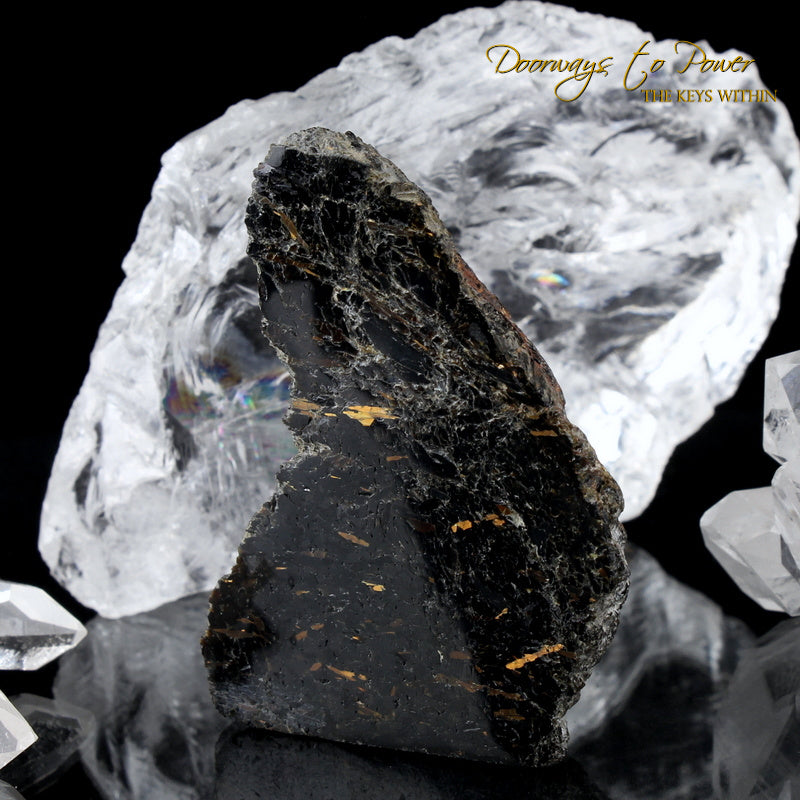 Nuummite Crystal Altar Stone