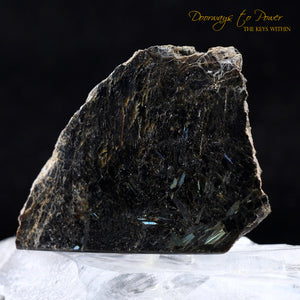 Nuummite Crystal Altar Stone