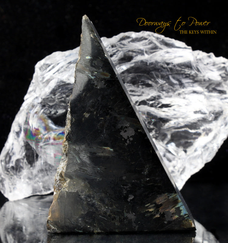 Nuummite Crystal Altar Stone Ultra Rare A+++