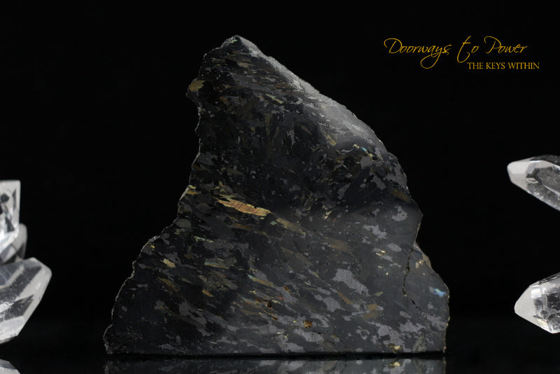 Nuummite Crystal Altar Stone 