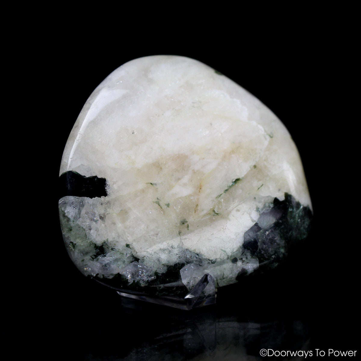Phenacite & Seraphinite Crystal Gem 'She's Half Human Half Universe'