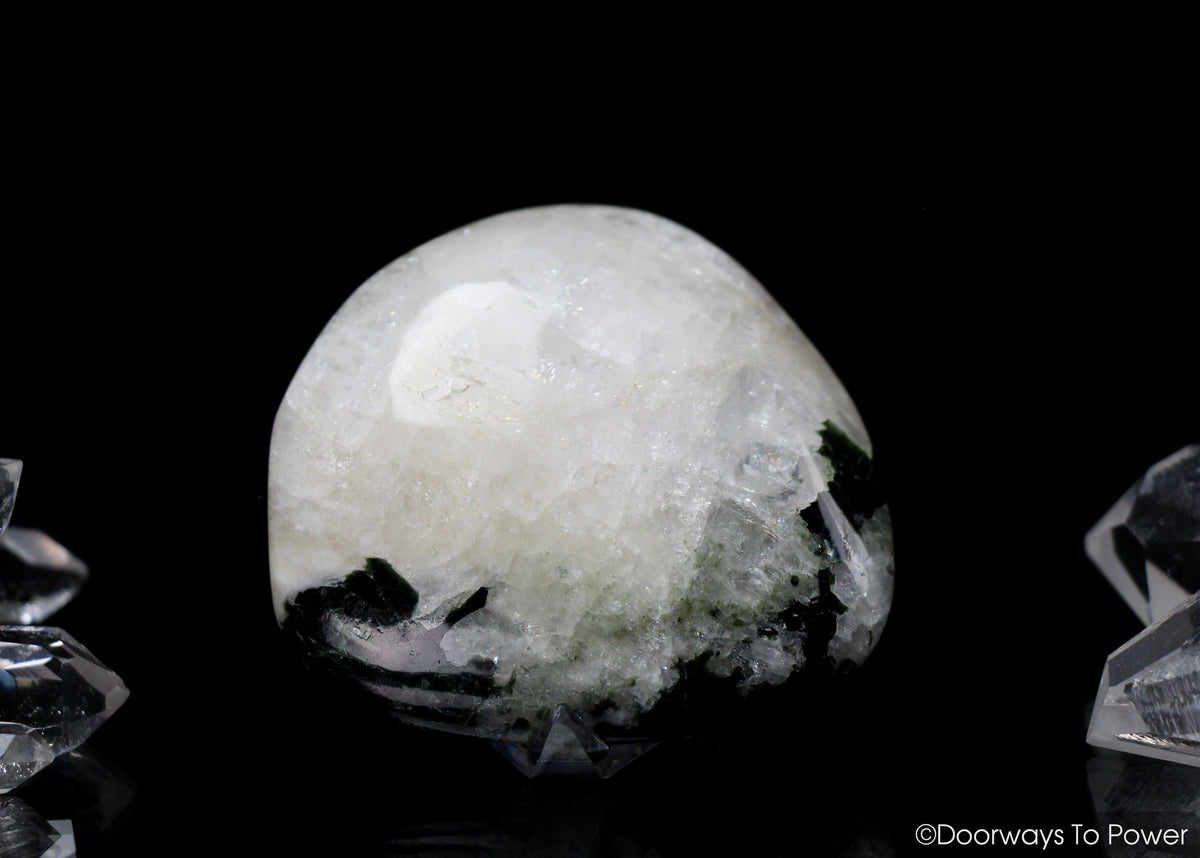 Phenacite & Seraphinite Crystal Gem 'She's Half Human Half Universe'