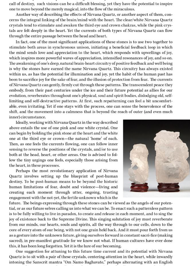 Pink Nirvana Quartz Record Keeper ET Crystal Azozeo Activated