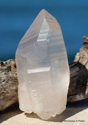 Pink Seed Lemurian Master Record Keeper Altar Stone