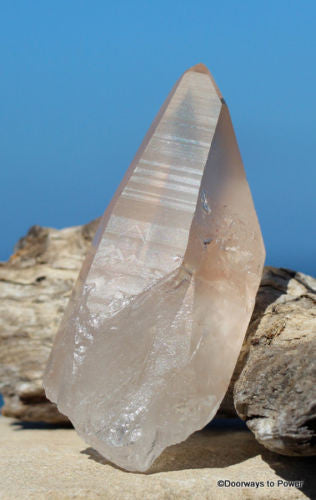 Pink Lemurian Seed Crystal Record Keeper Time Link