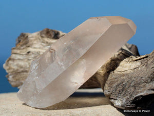 Pink Lemurian Seed Crystal Record Keeper Time Link