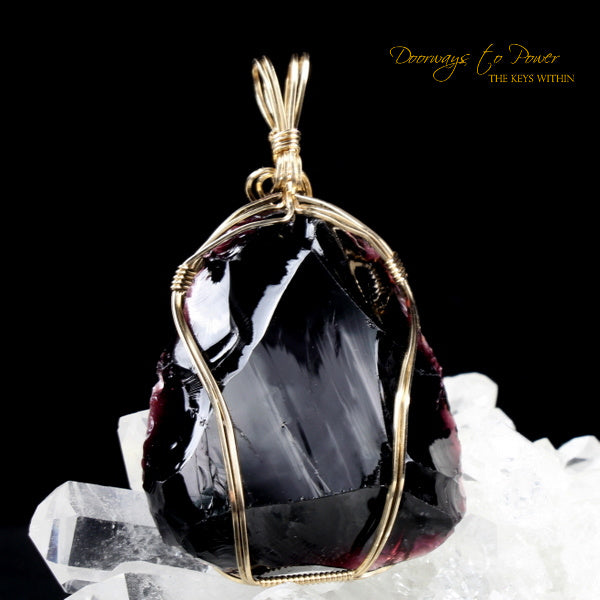 Power of Kings Andara Crystal Pendant 14k 'Ancient kings' RESERVED