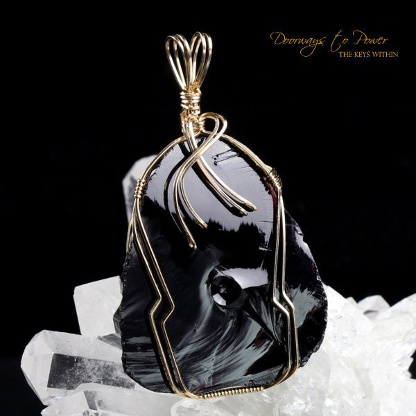 Power of Kings Andara Crystal Pendant 14k 'Ancient kings' RESERVED