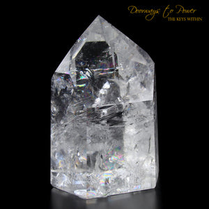 Pure Clear Quartz Temple Heart Dow Master Crystal