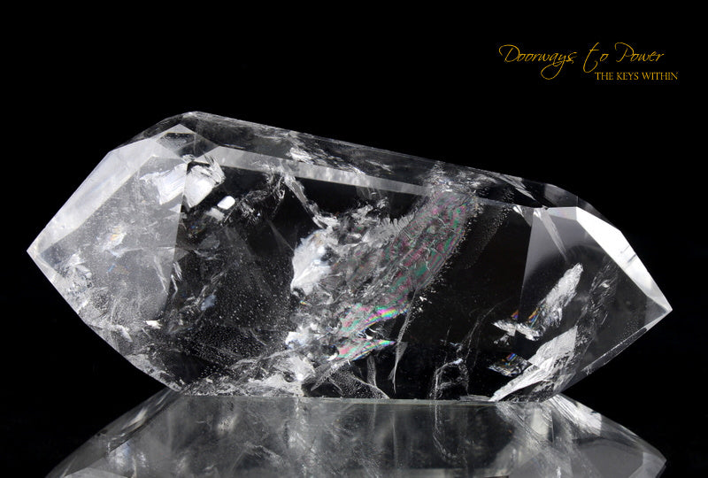 Double Terminated Quartz Temple Heart Master Dow Crystal 