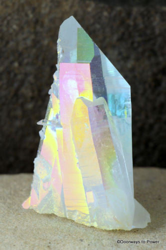 Angel Aura Lemurian Starbrary Altar Stone AAQC-15