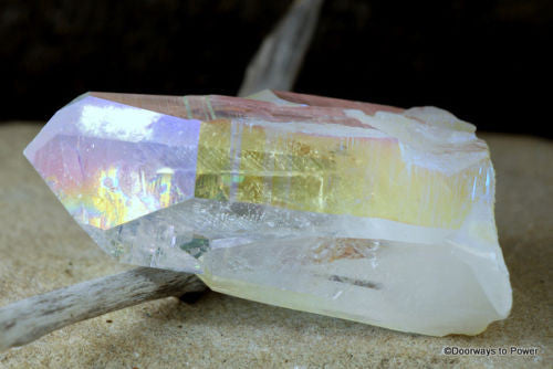 Angel Aura Lemurian Starbrary Altar Stone AAQC-15