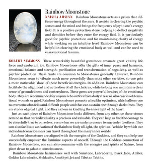 Rainbow Moonstone Properties
