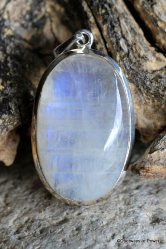Rainbow Moonstone Pendant